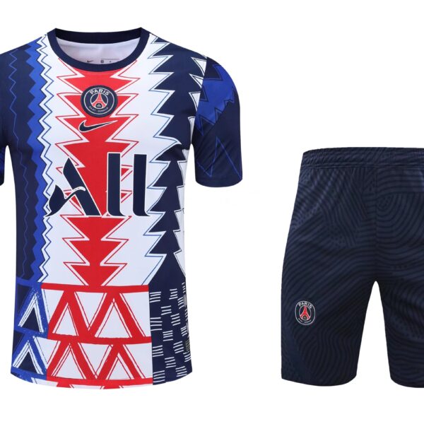 חולצת אימון קצרה+ מכנס פאריס משולב